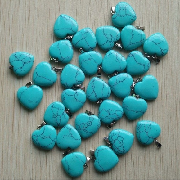 Jewelry - 6pcs Heart Pendant Necklace